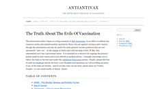 Desktop Screenshot of antiantivax.flurf.net