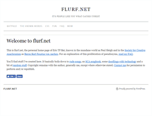 Tablet Screenshot of flurf.net